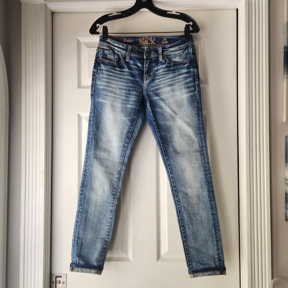 Buckle Black Skinny Jeans